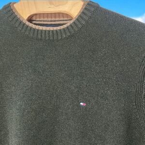 Men's Tommy Hilfiger Sweater Knit Pullover Cotton Preppy Golf Large L